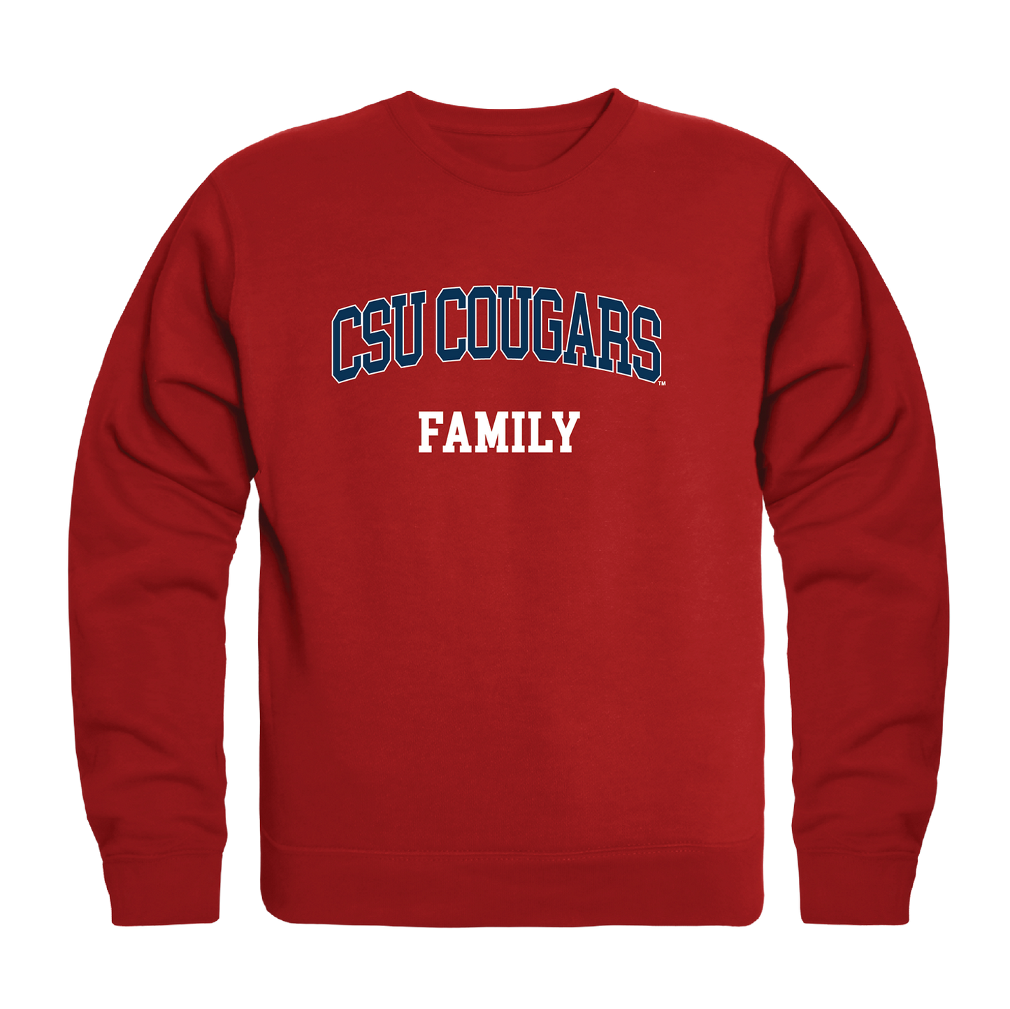 Columbus State University Cougar Family Crewneck Pullover Sweatshirt Sweater