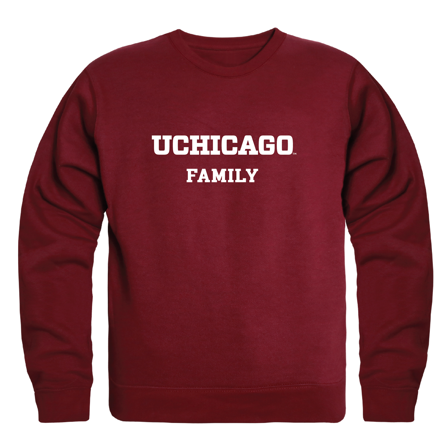 University of Chicago Maroons Family Crewneck Pullover Sweatshirt Sweater