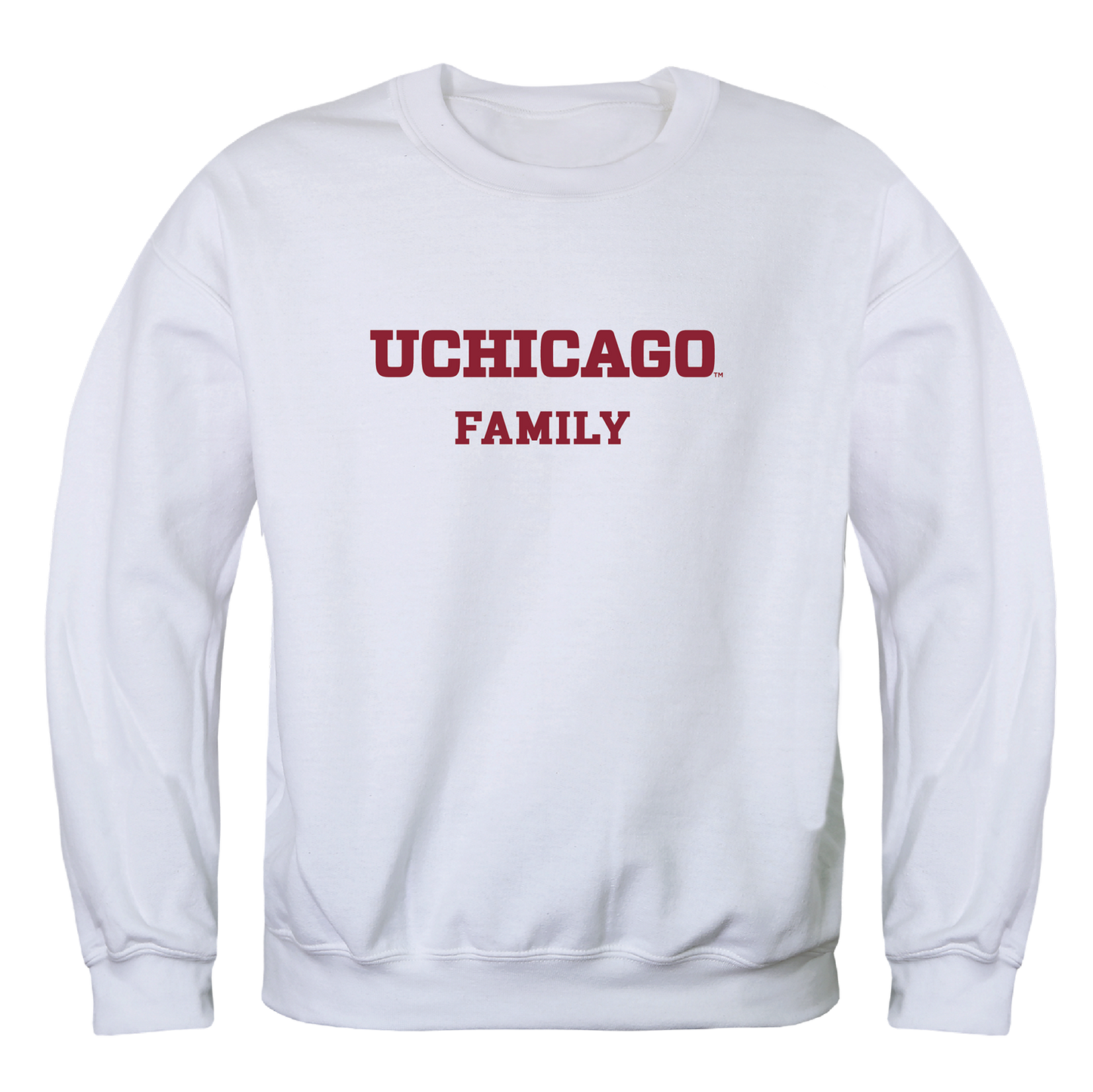 University of Chicago Maroons Family Crewneck Pullover Sweatshirt Sweater