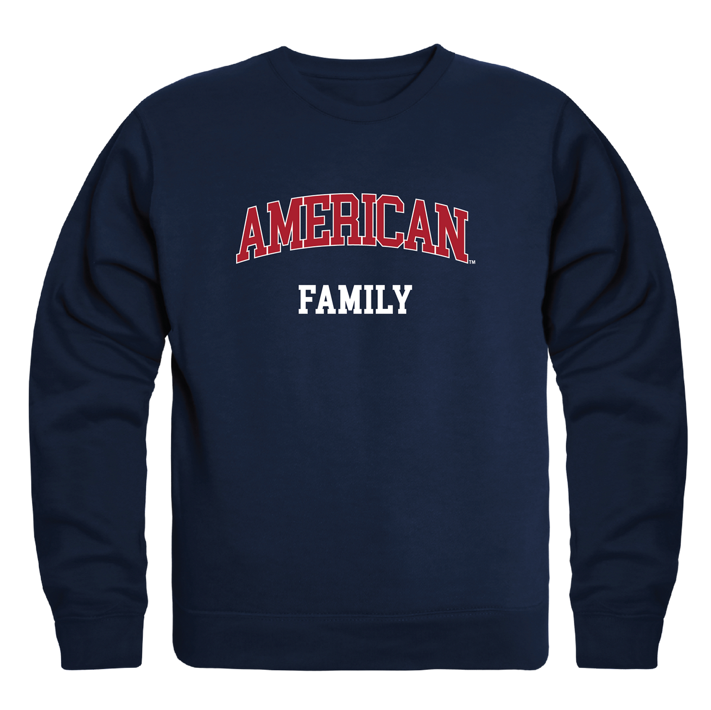 American University Eagles Family Crewneck Pullover Sweatshirt Sweater