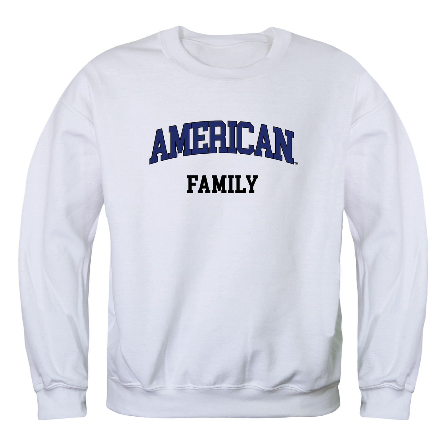 American University Eagles Family Crewneck Pullover Sweatshirt Sweater