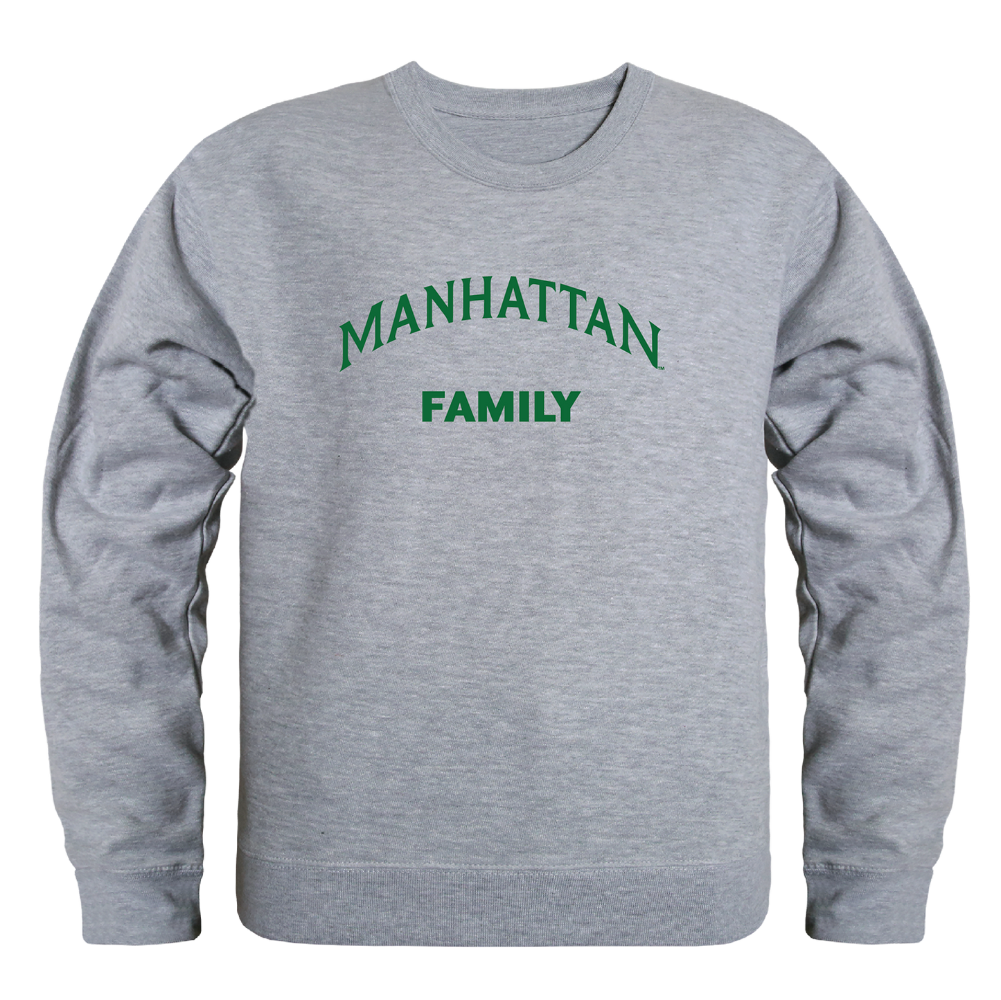 Manhattan Jaspers Family Crewneck Pullover Sweatshirt Sweater