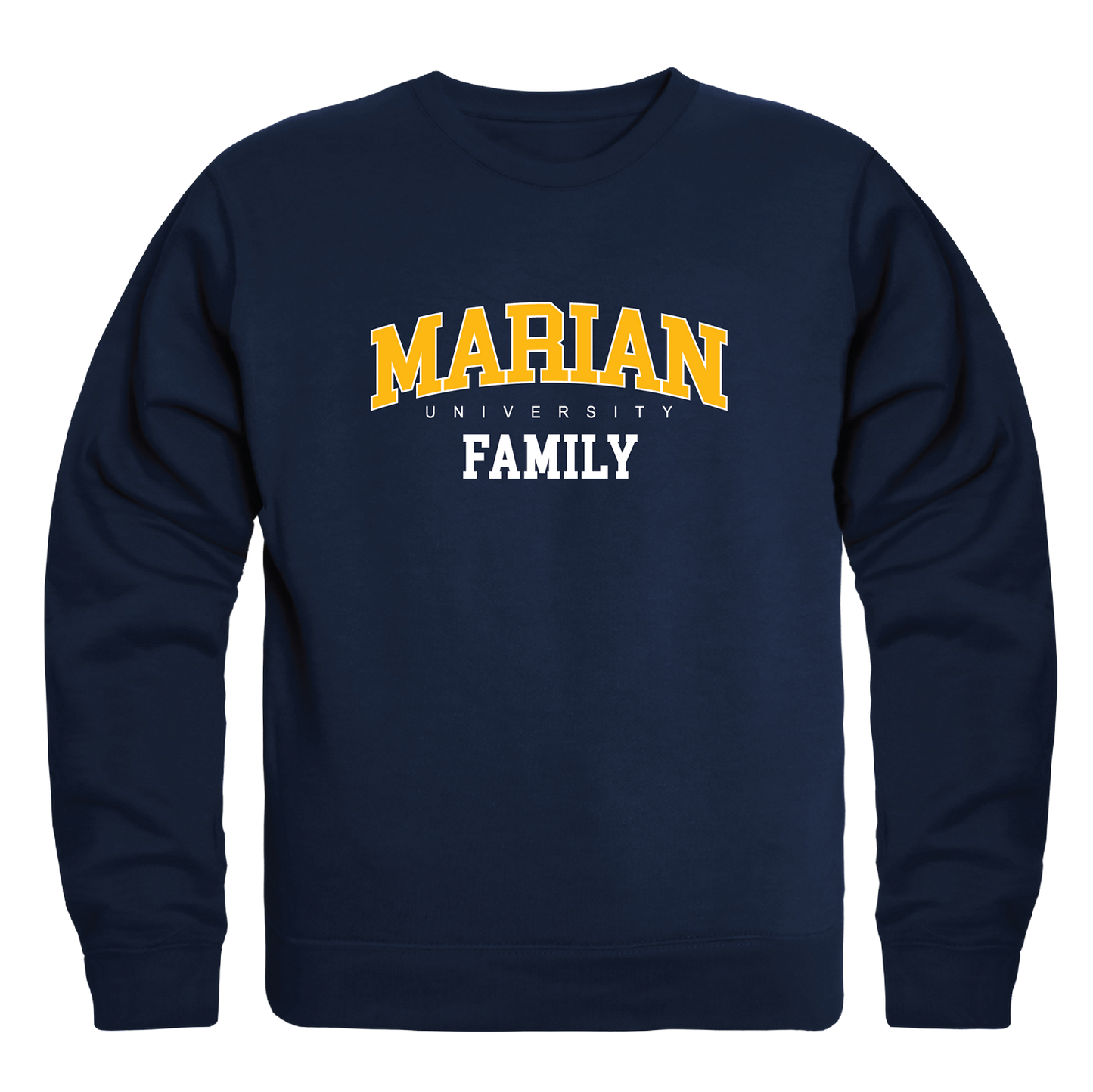 Marian University Family Crewneck Pullover Sweatshirt Sweater