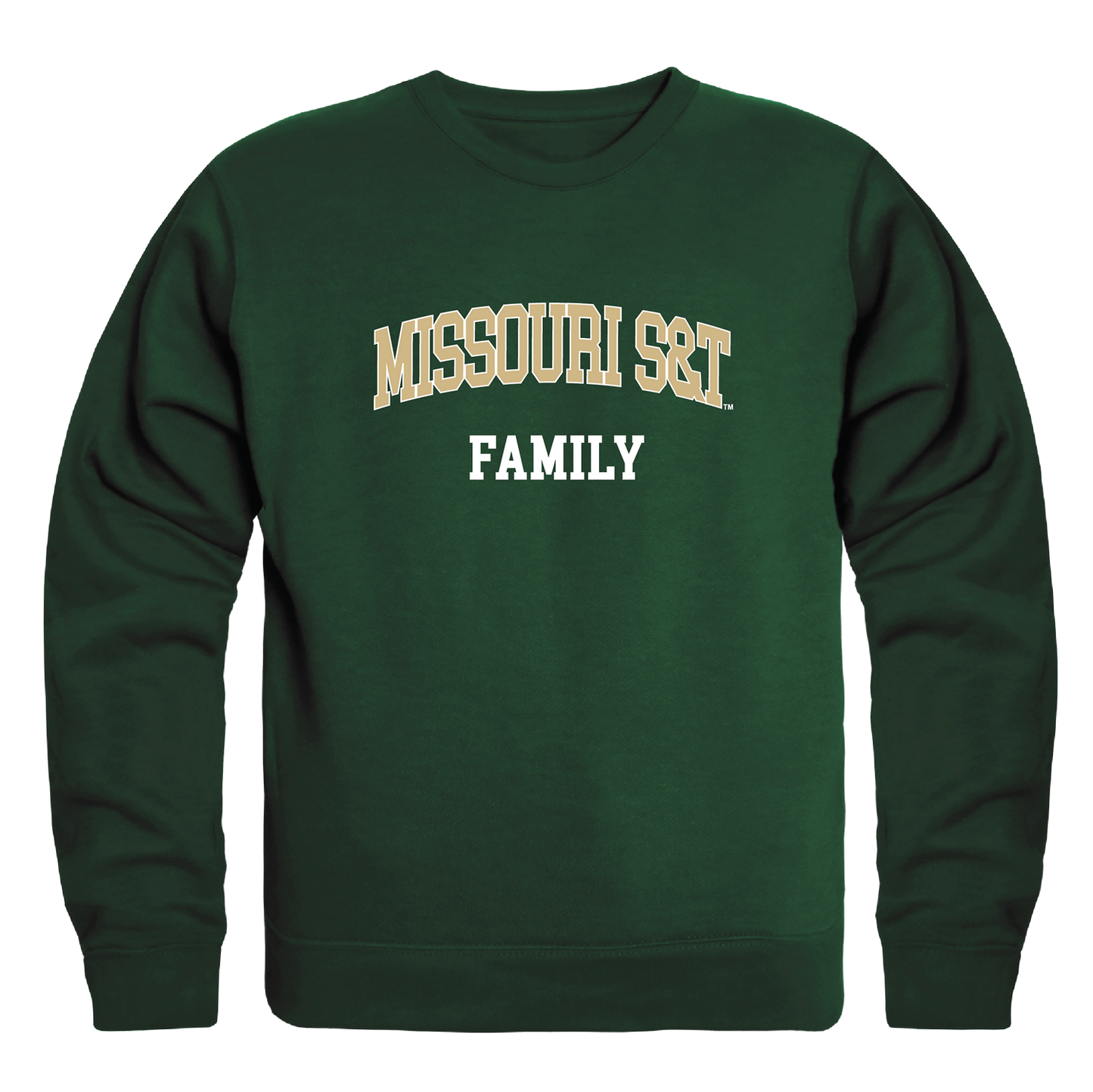 Missouri University of Science and Technology Miners Family Crewneck Pullover Sweatshirt Sweater