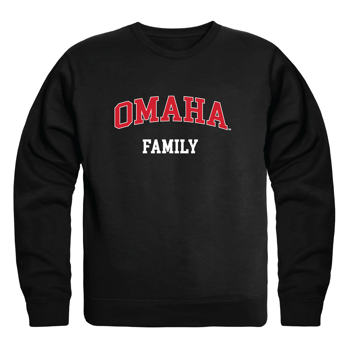 University of Nebraska Omaha Mavericks Family Crewneck Pullover Sweatshirt Sweater