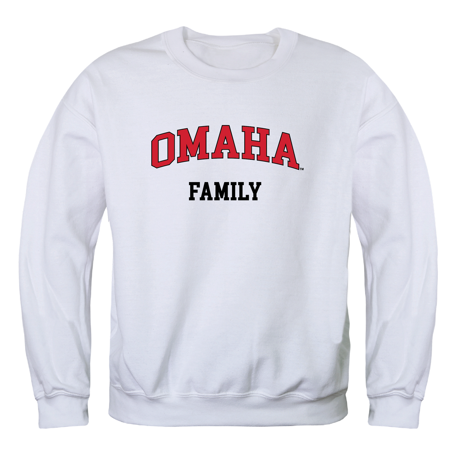 University of Nebraska Omaha Mavericks Family Crewneck Pullover Sweatshirt Sweater