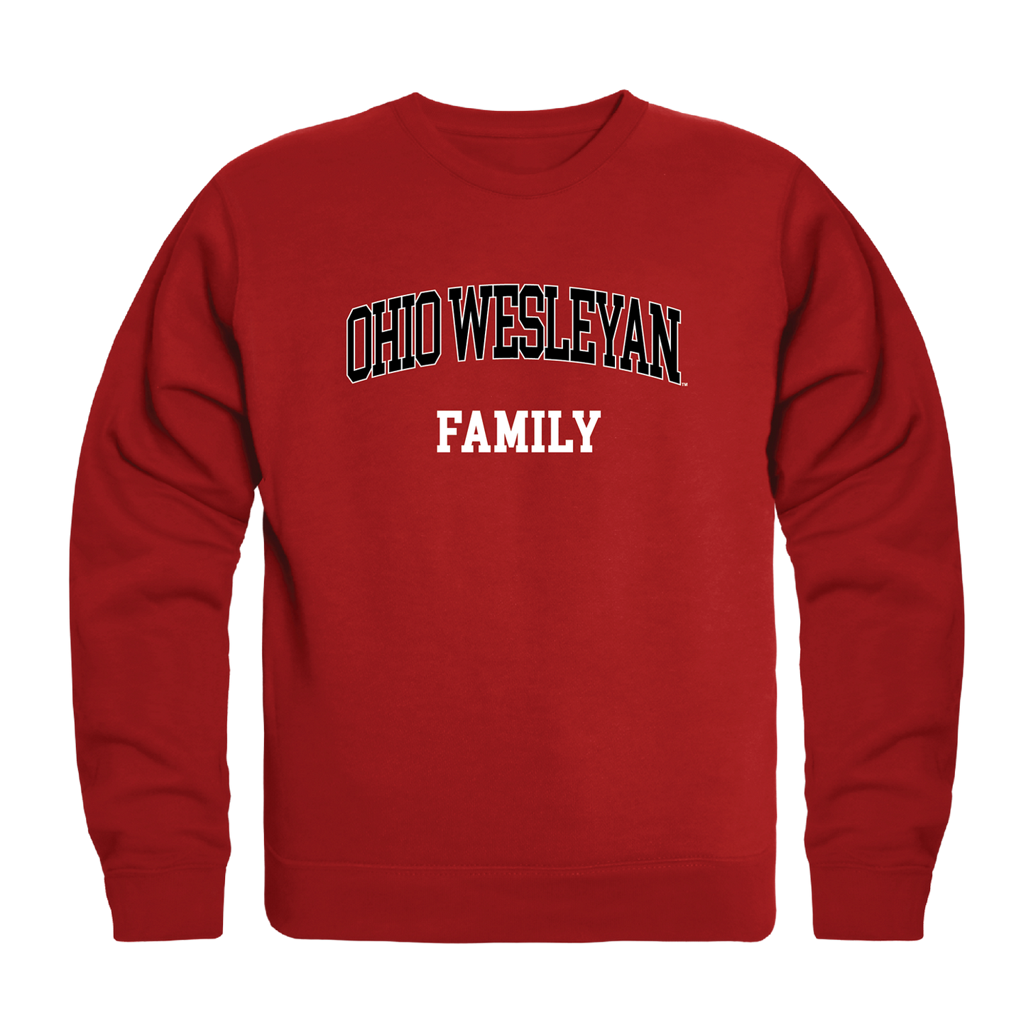Ohio Wesleyan University Bishops Family Crewneck Pullover Sweatshirt Sweater