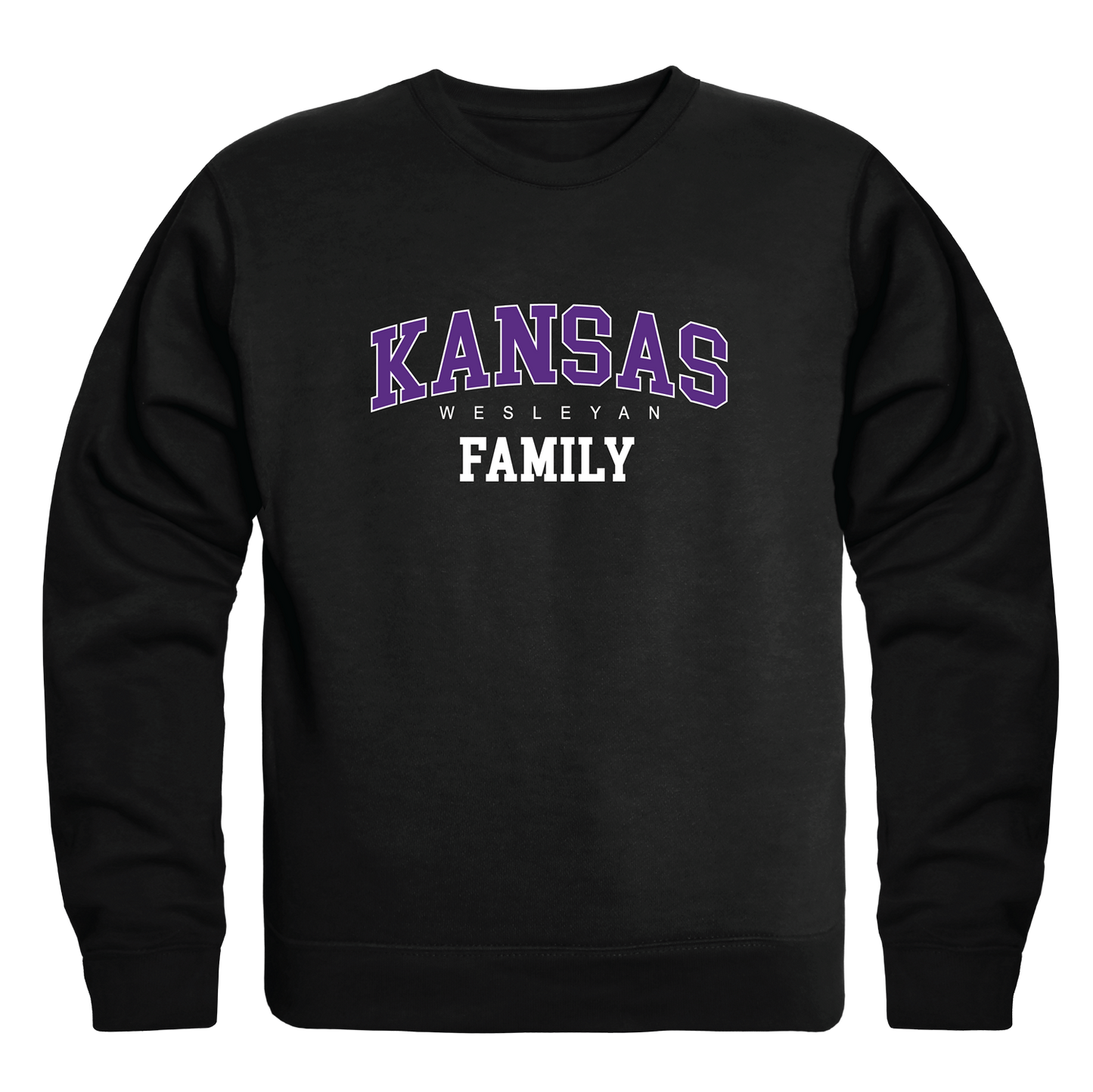Kansas Wesleyan Coyotes Family Crewneck Pullover Sweatshirt Sweater