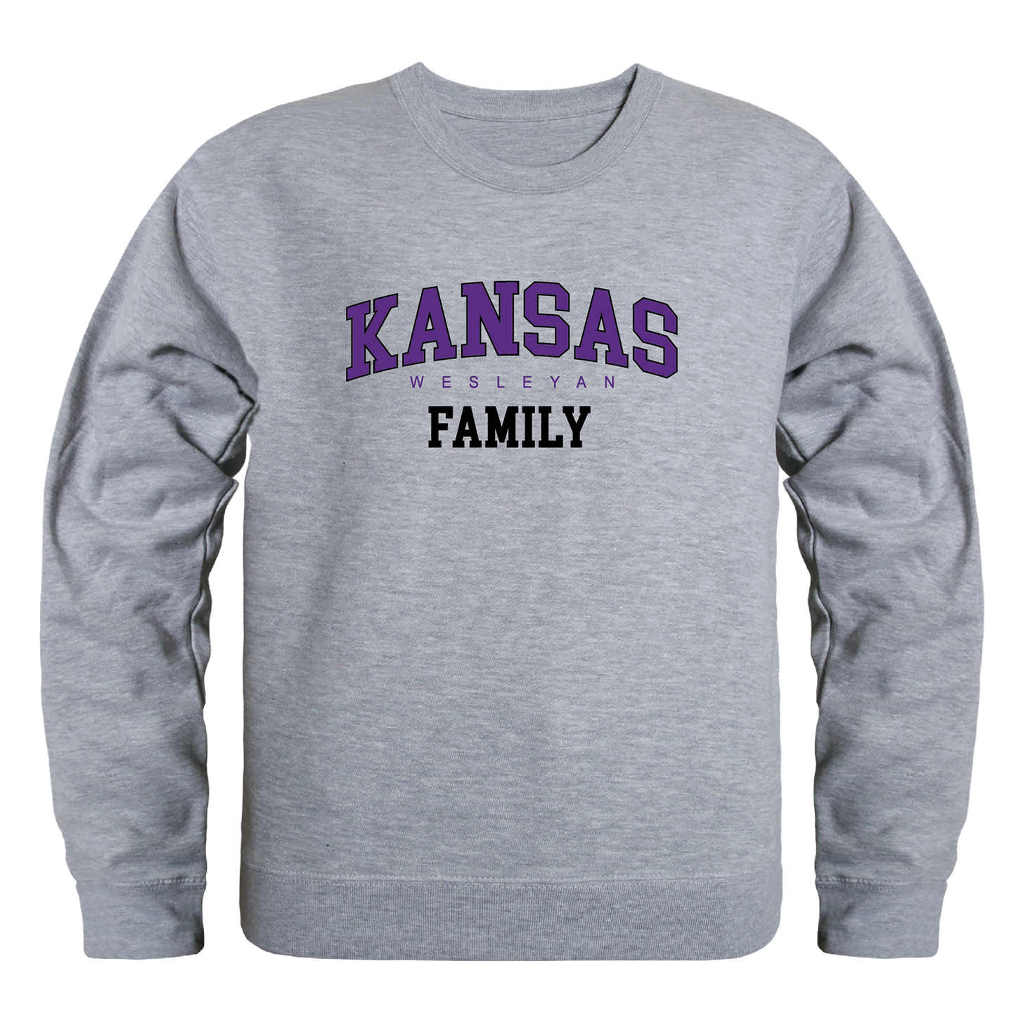 Kansas Wesleyan Coyotes Family Crewneck Pullover Sweatshirt Sweater