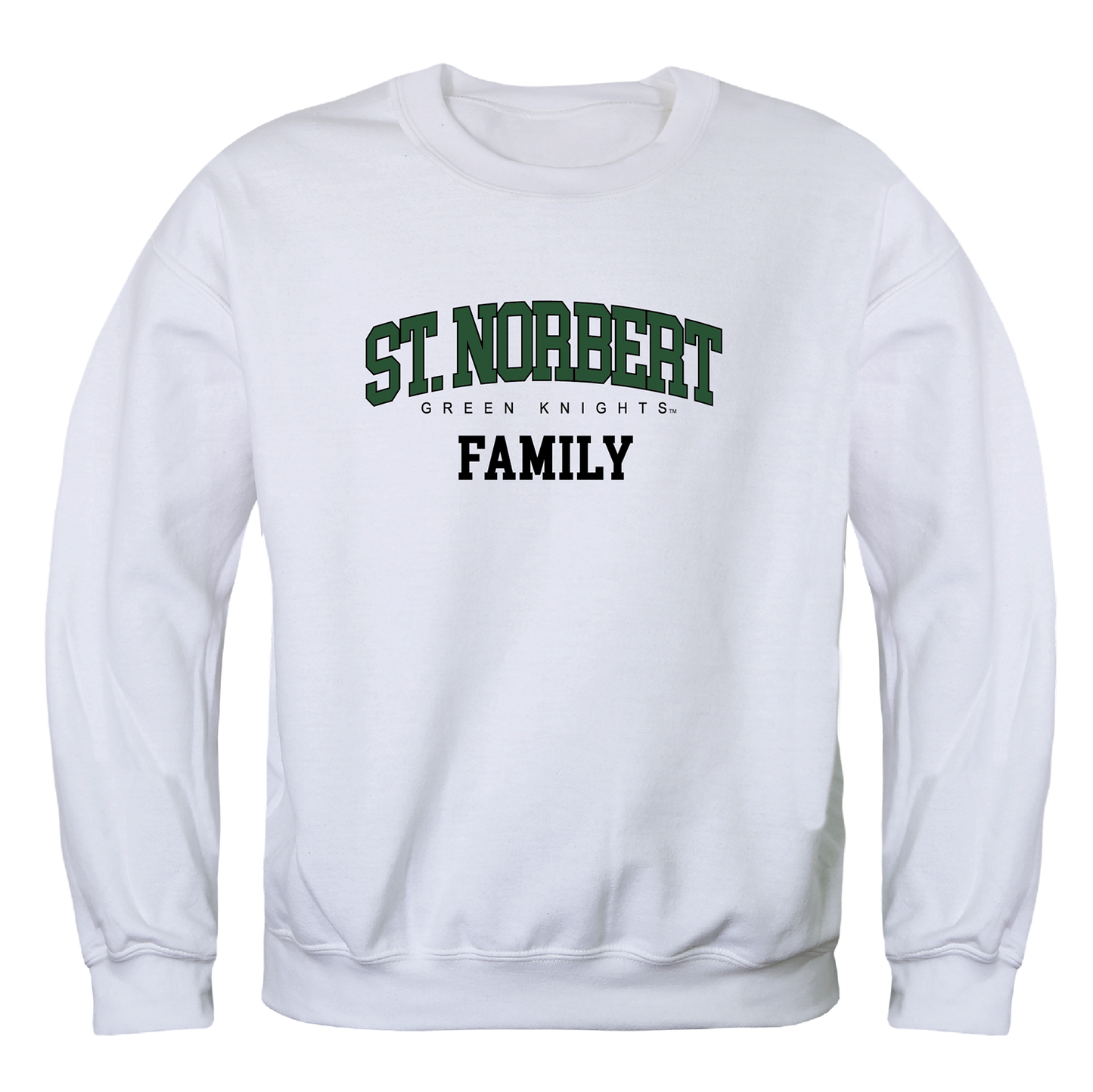 St. Norbert College Green Knights Family Crewneck Pullover Sweatshirt Sweater