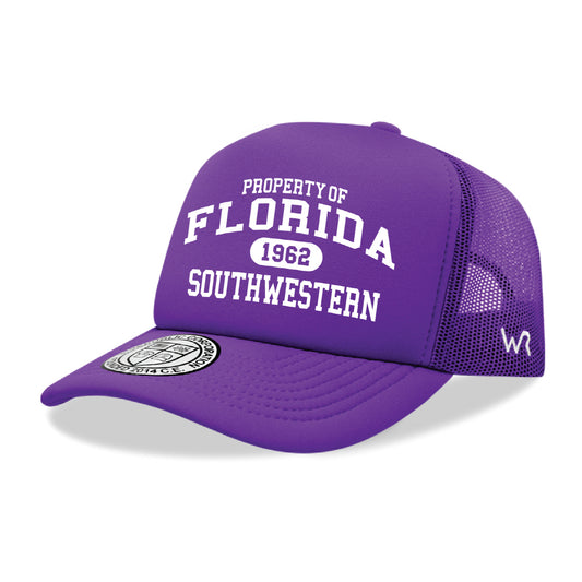 Florida SouthWestern The Buccaneers Property College Cap Hat - Purple