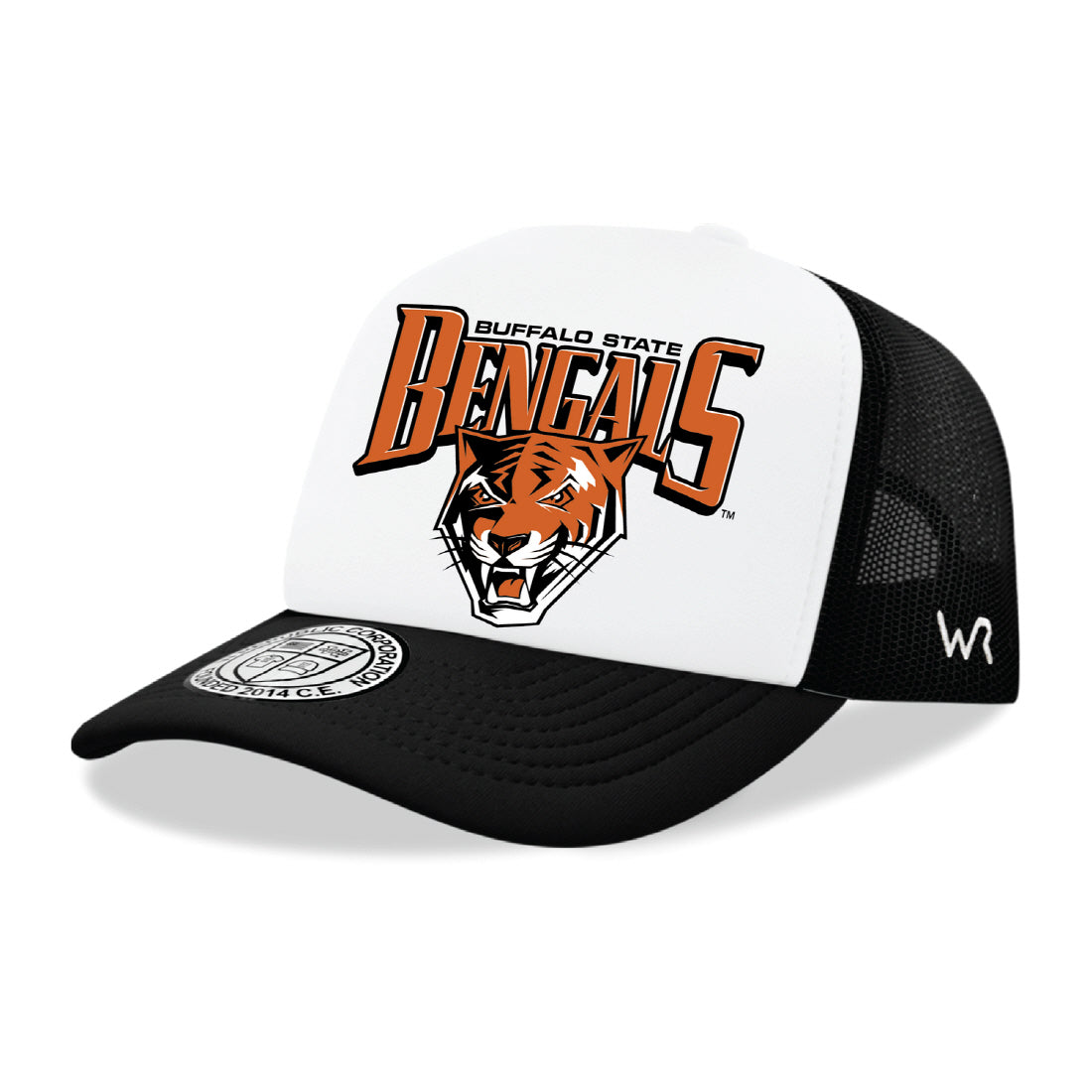 Buffalo State College Bengals Jumbo College Cap Hat - Black