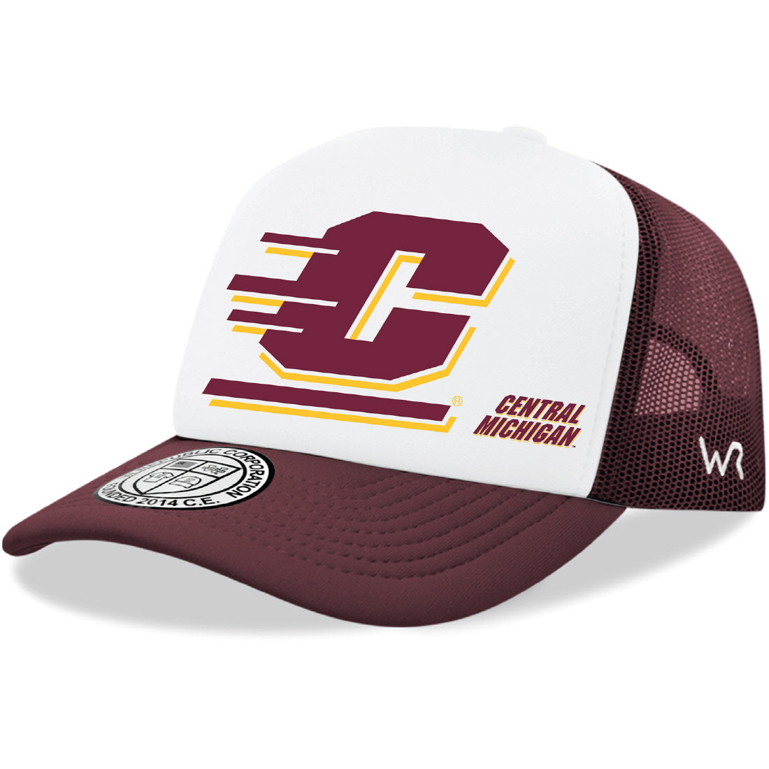 Central Michigan University Jumbo College Cap Hat - Maroon