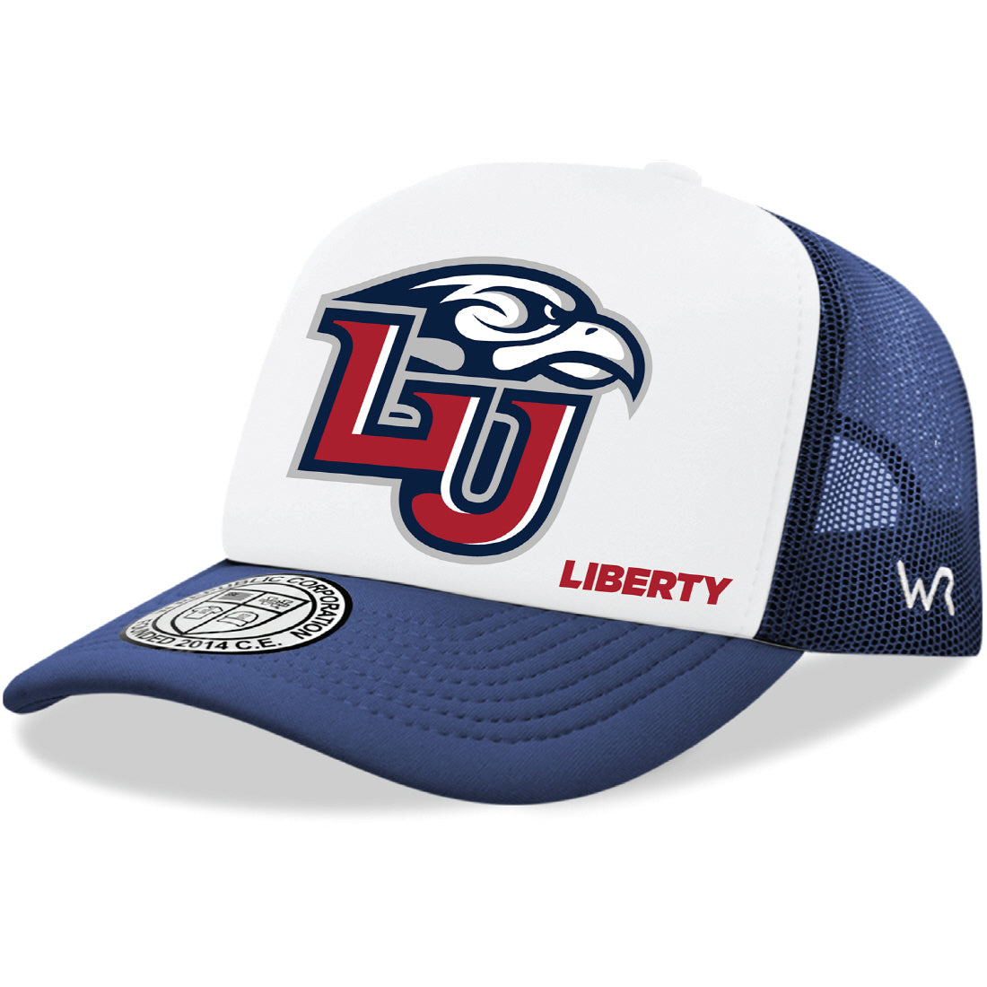 Liberty University Flames Jumbo College Cap Hat - Navy