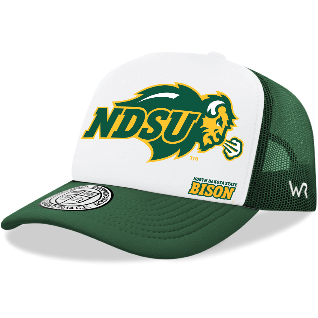 North Dakota State University Jumbo College Cap Hat - Forest Green