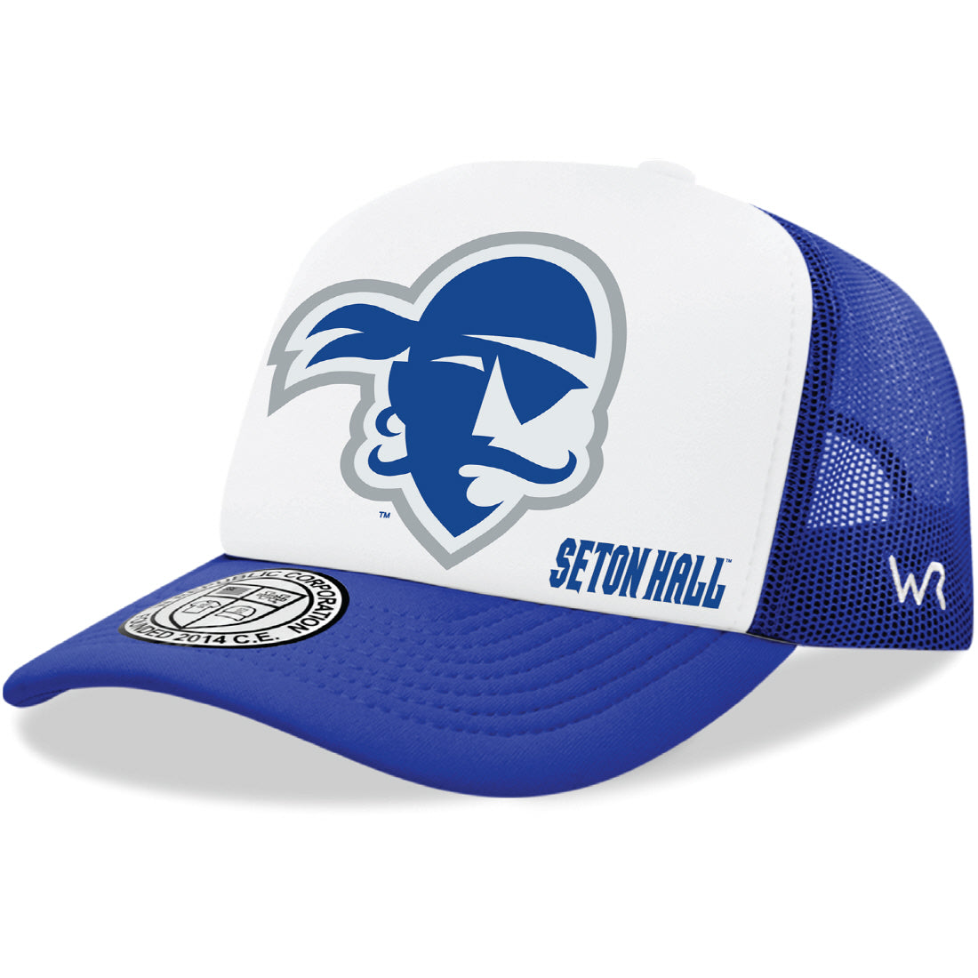 Seton Hall University Hall Pirates Jumbo College Cap Hat - Royal