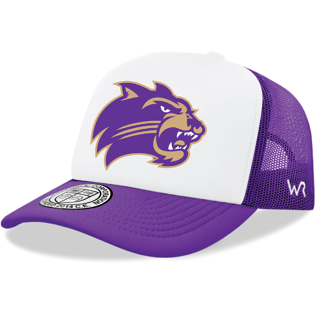 Western Carolina University Catamounts Jumbo College Cap Hat - Purple