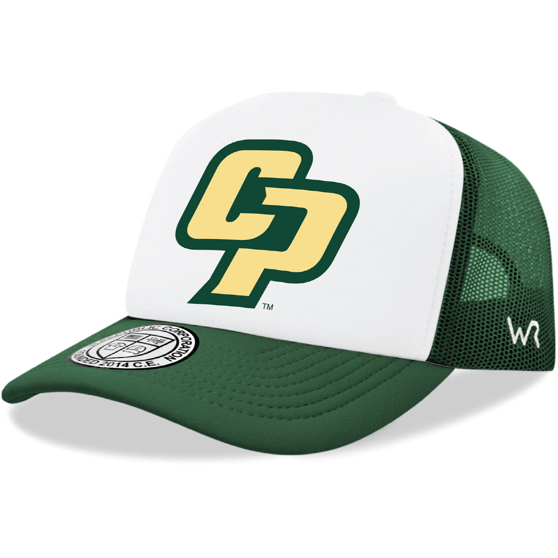 Cal Poly California Polytechnic State University Mustangs Jumbo College Cap Hat - Forest Green