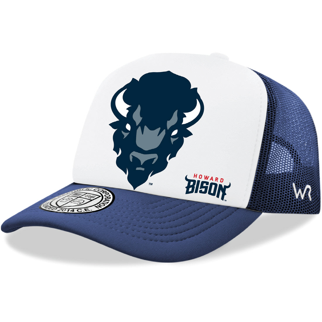 Howard University Bison Jumbo College Cap Hat - Navy