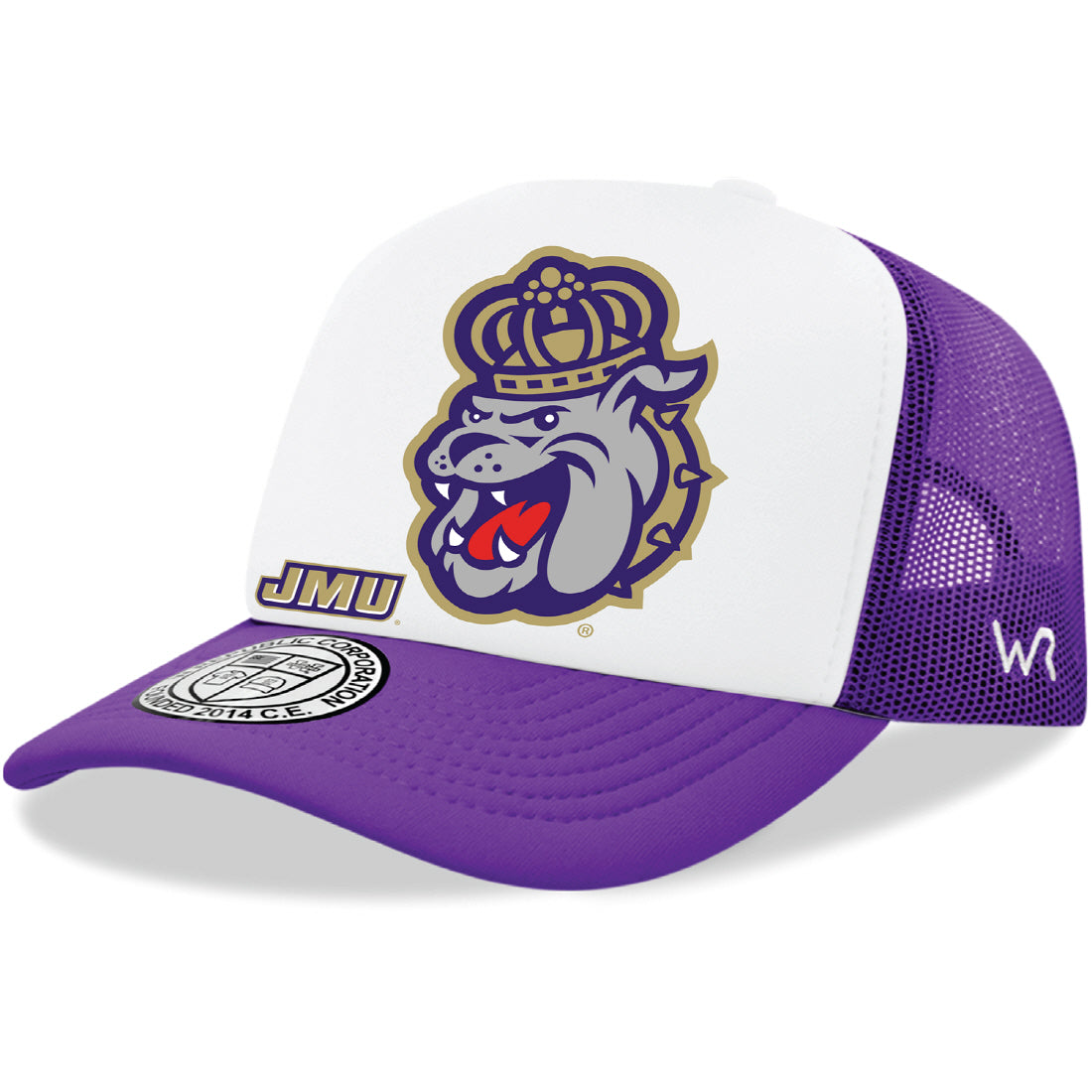 James Madison University Foundation Dukes Jumbo College Cap Hat - Purple