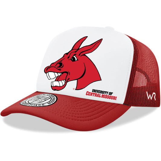 University of Central Missouri Mules Jumbo College Cap Hat - Red