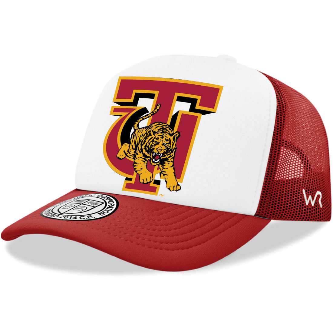 Tuskegee University Golden Tigers Jumbo College Cap Hat - Red