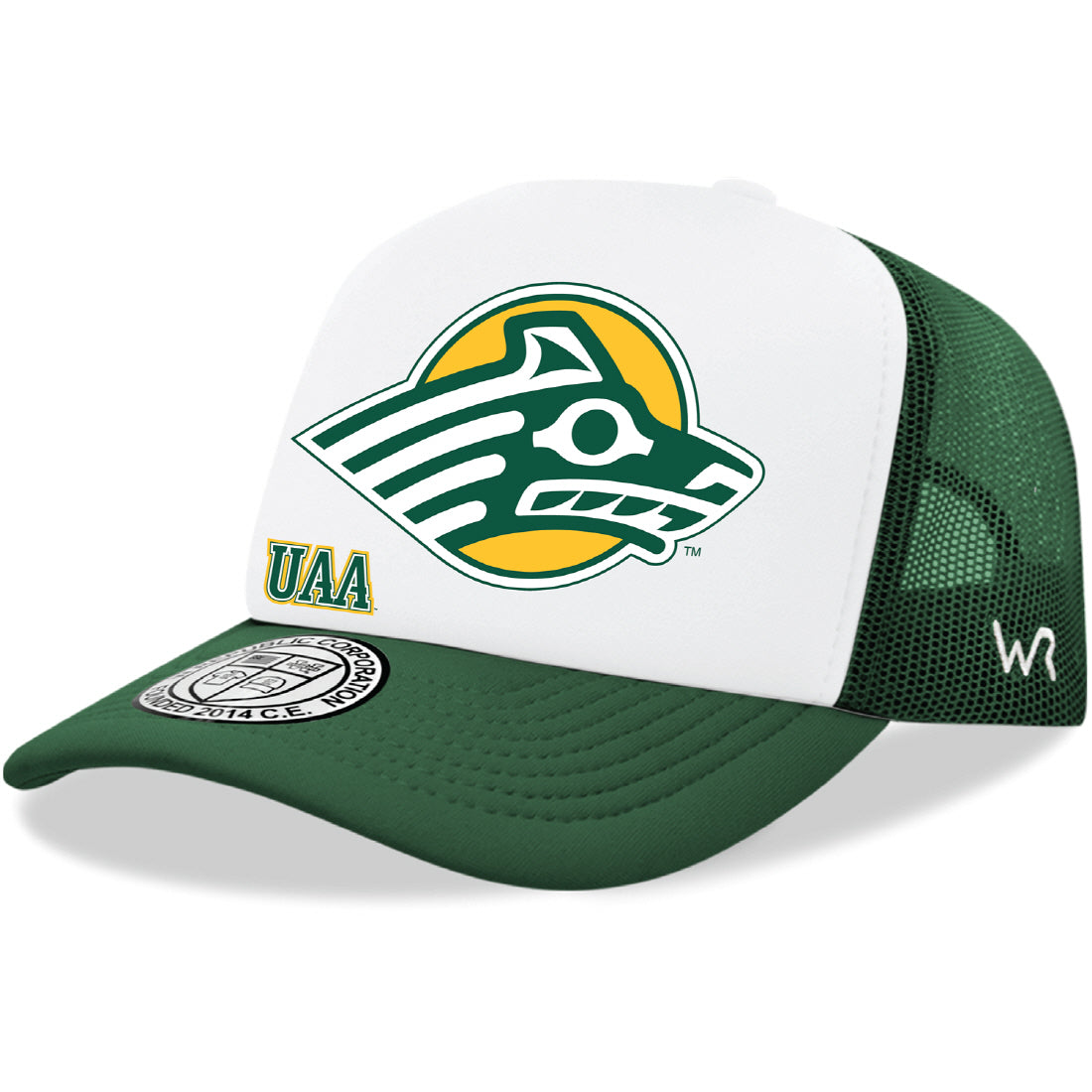 University of Alaska Anchorage Seawolves Jumbo College Cap Hat - Forest Green