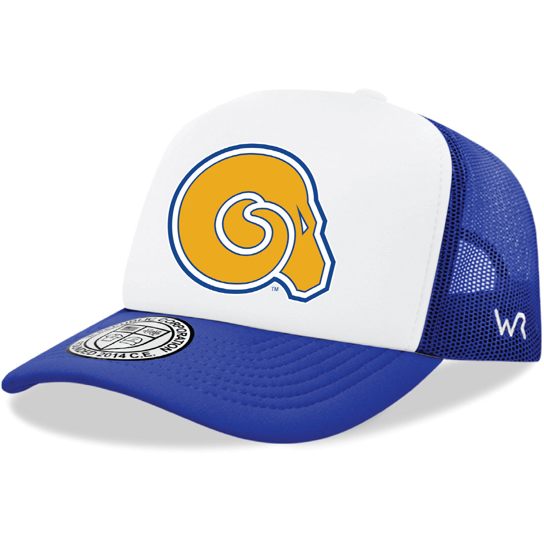 Albany State University Golden Rams Jumbo College Cap Hat - Royal