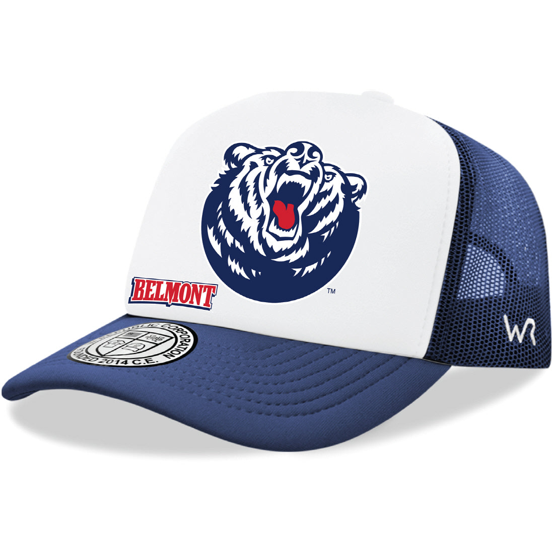 Belmont State University Bruins Jumbo College Cap Hat - Navy