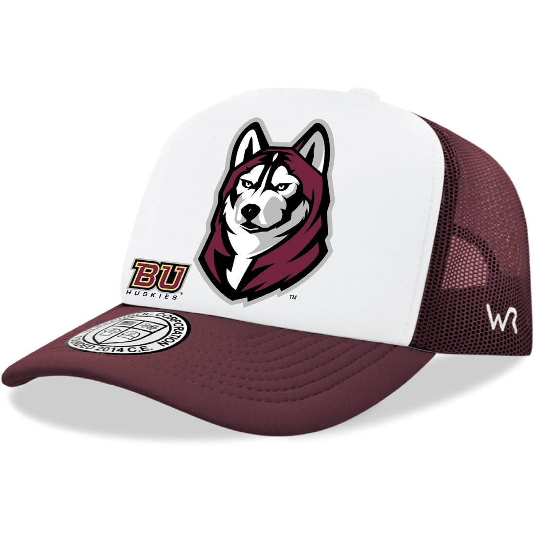 Bloomsburg University of Pennsylvania Huskies Jumbo College Cap Hat - Maroon