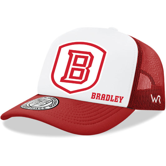 Bradley University Braves Jumbo College Cap Hat - Red