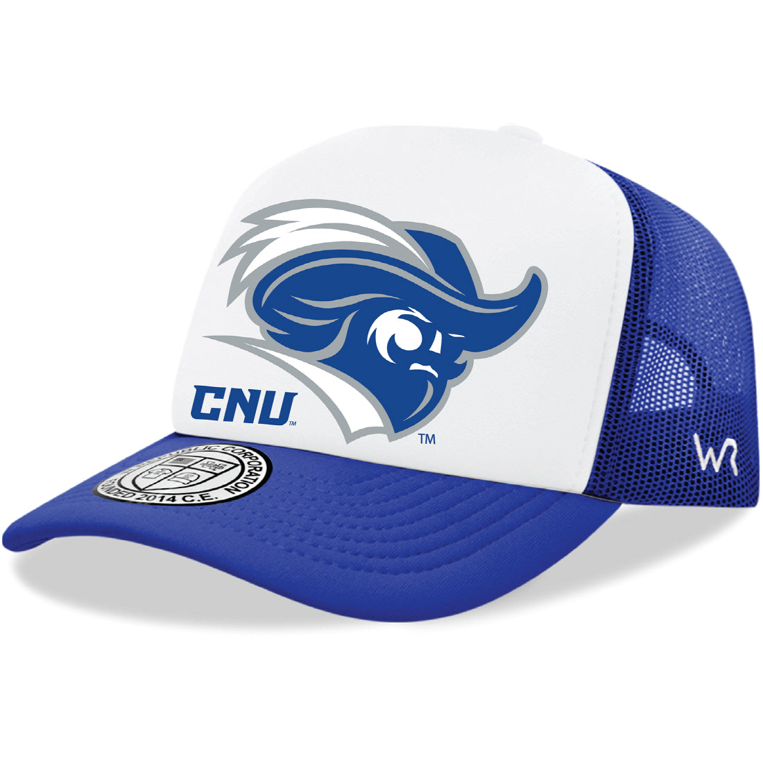 CNU Christopher Newport University Captains Jumbo College Cap Hat - Royal