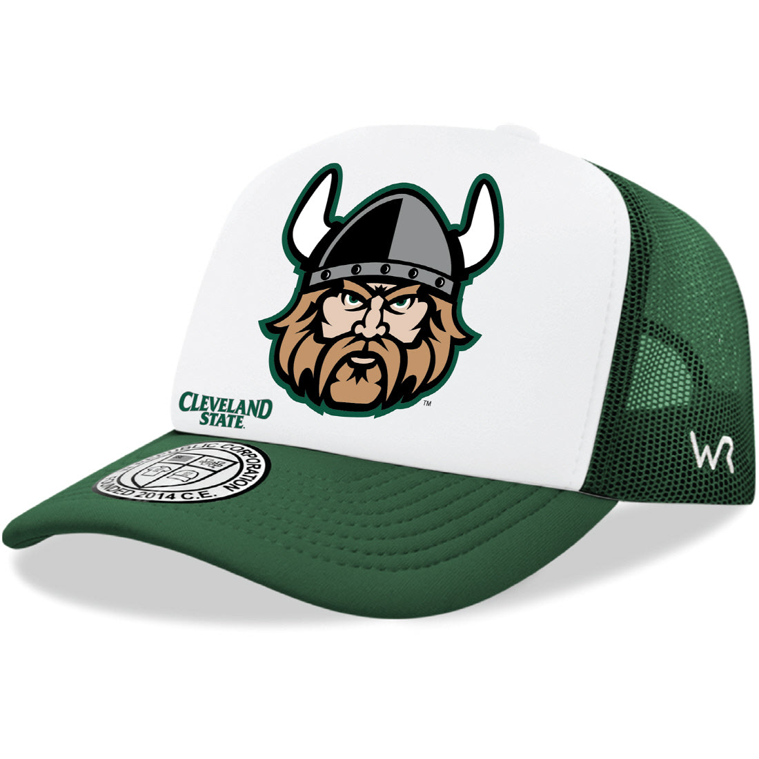 Cleveland State University Vikings Jumbo College Cap Hat - Forest Green