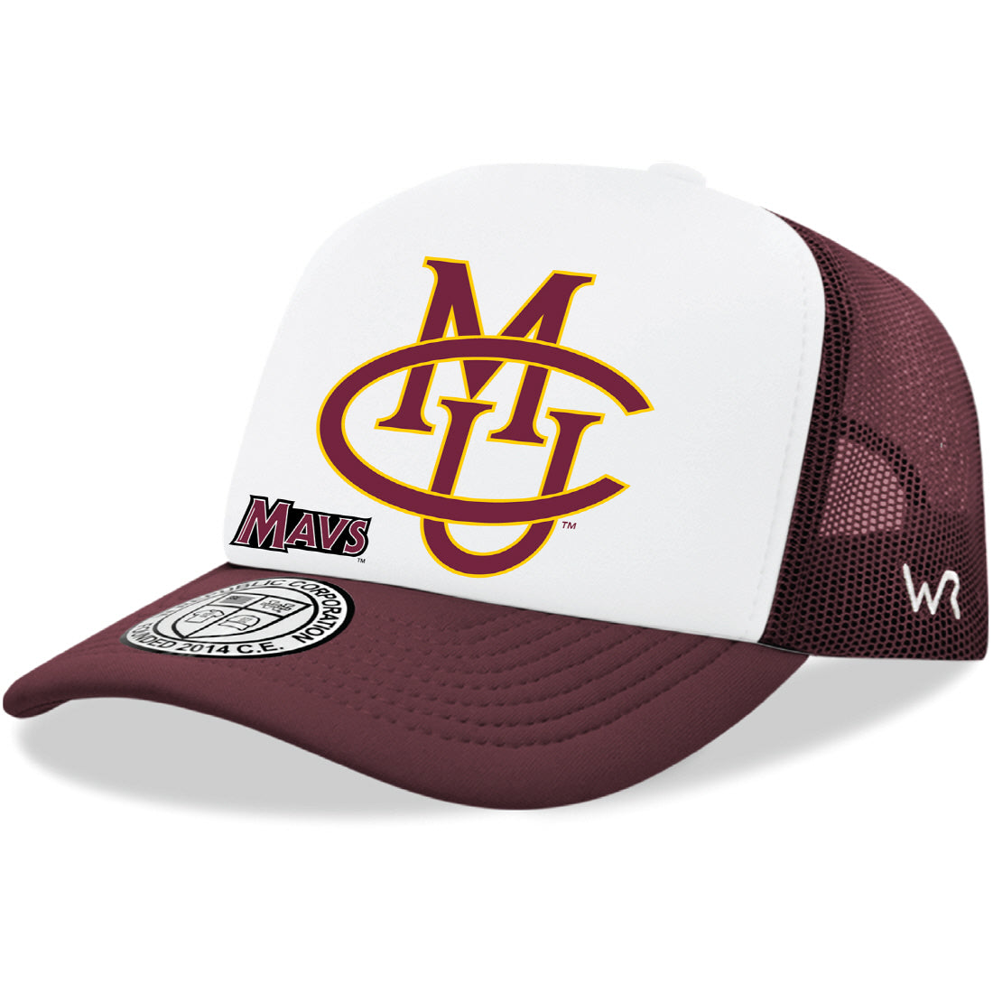 Colorado Mesa University Mavericks Jumbo College Cap Hat - Maroon