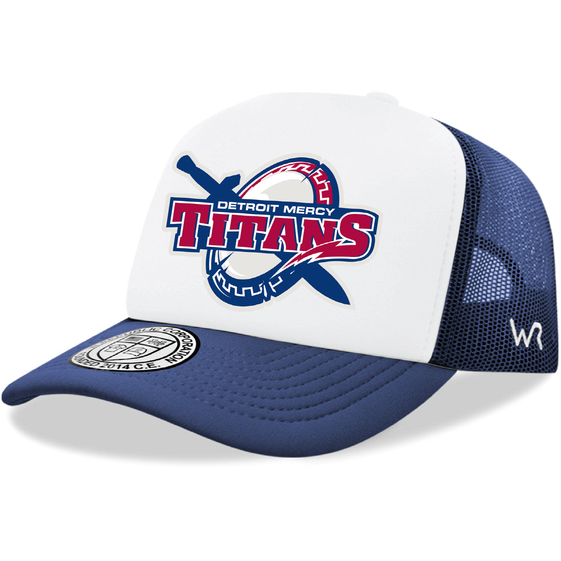 University of Detroit Mercy Titans Jumbo College Cap Hat - Navy