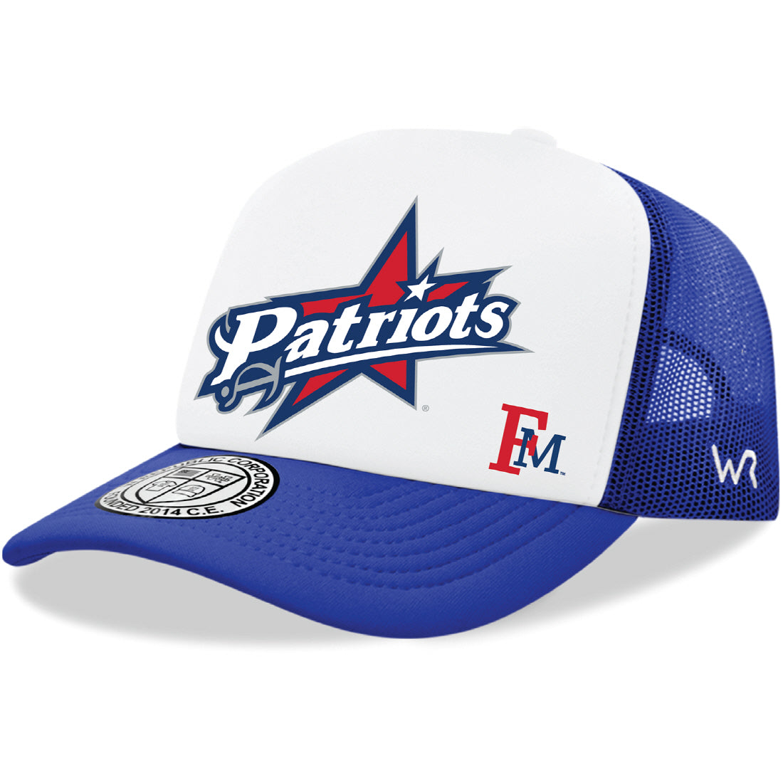 Francis Marion University Patriots Jumbo College Cap Hat - Royal