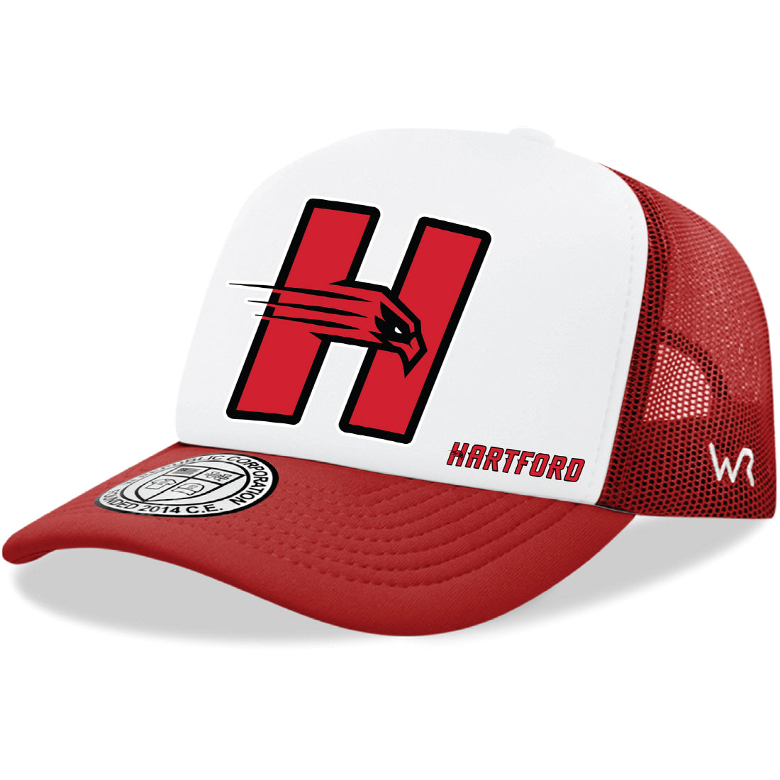 University of Hartford Hawks Jumbo College Cap Hat - Red