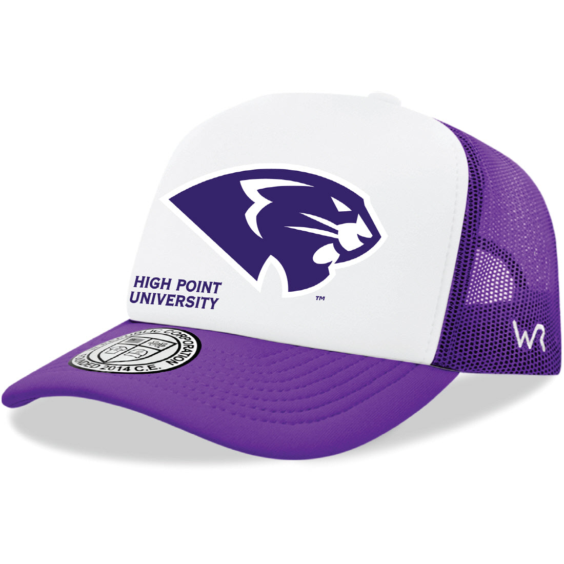 High Point University Panthers Jumbo College Cap Hat - Purple