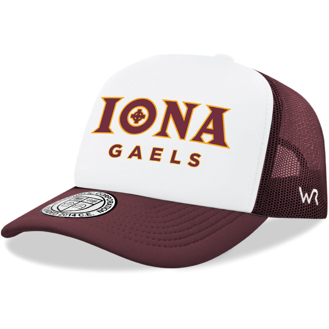 Iona College Gaels Jumbo College Cap Hat - Maroon