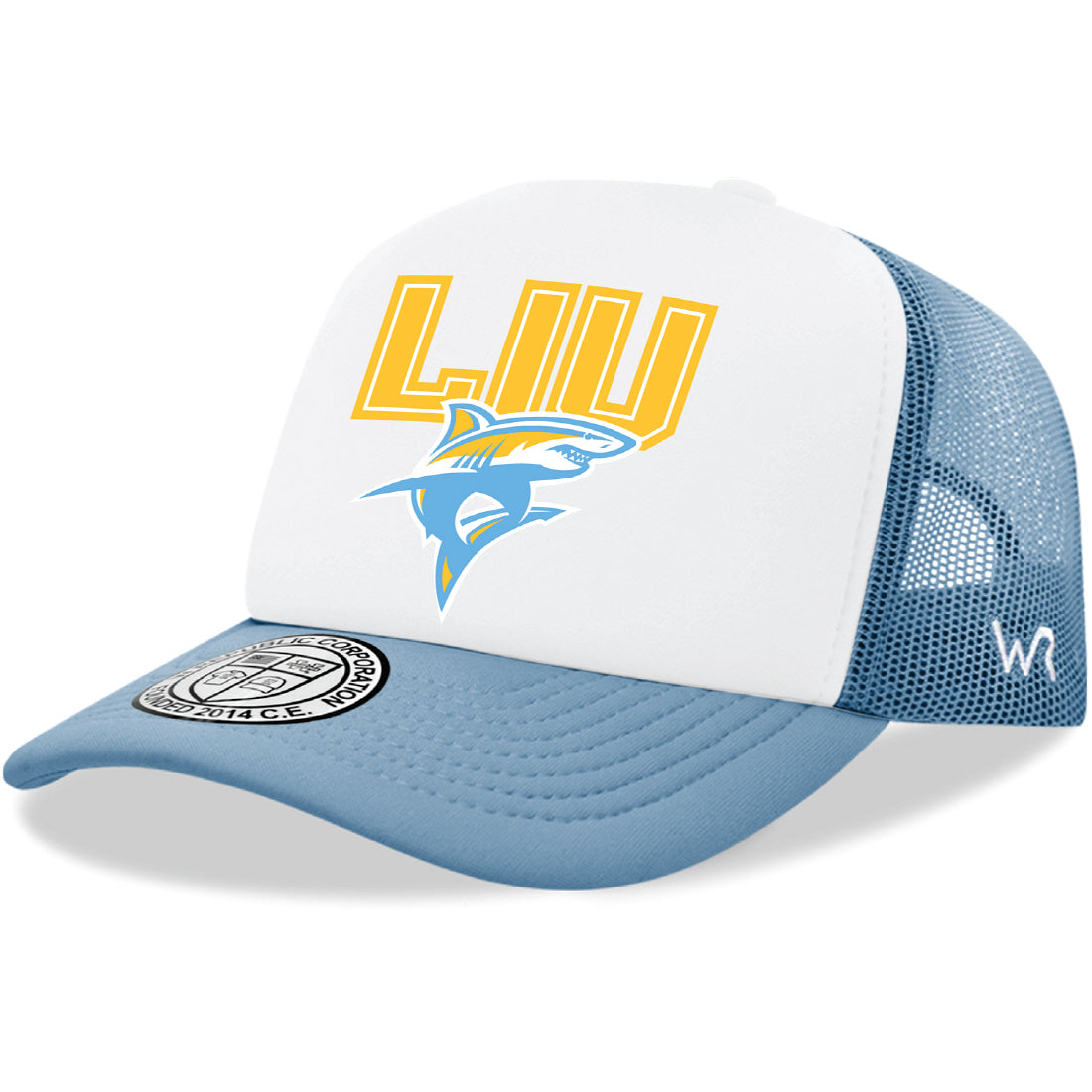 Long Island University Jumbo College Cap Hat - Sky