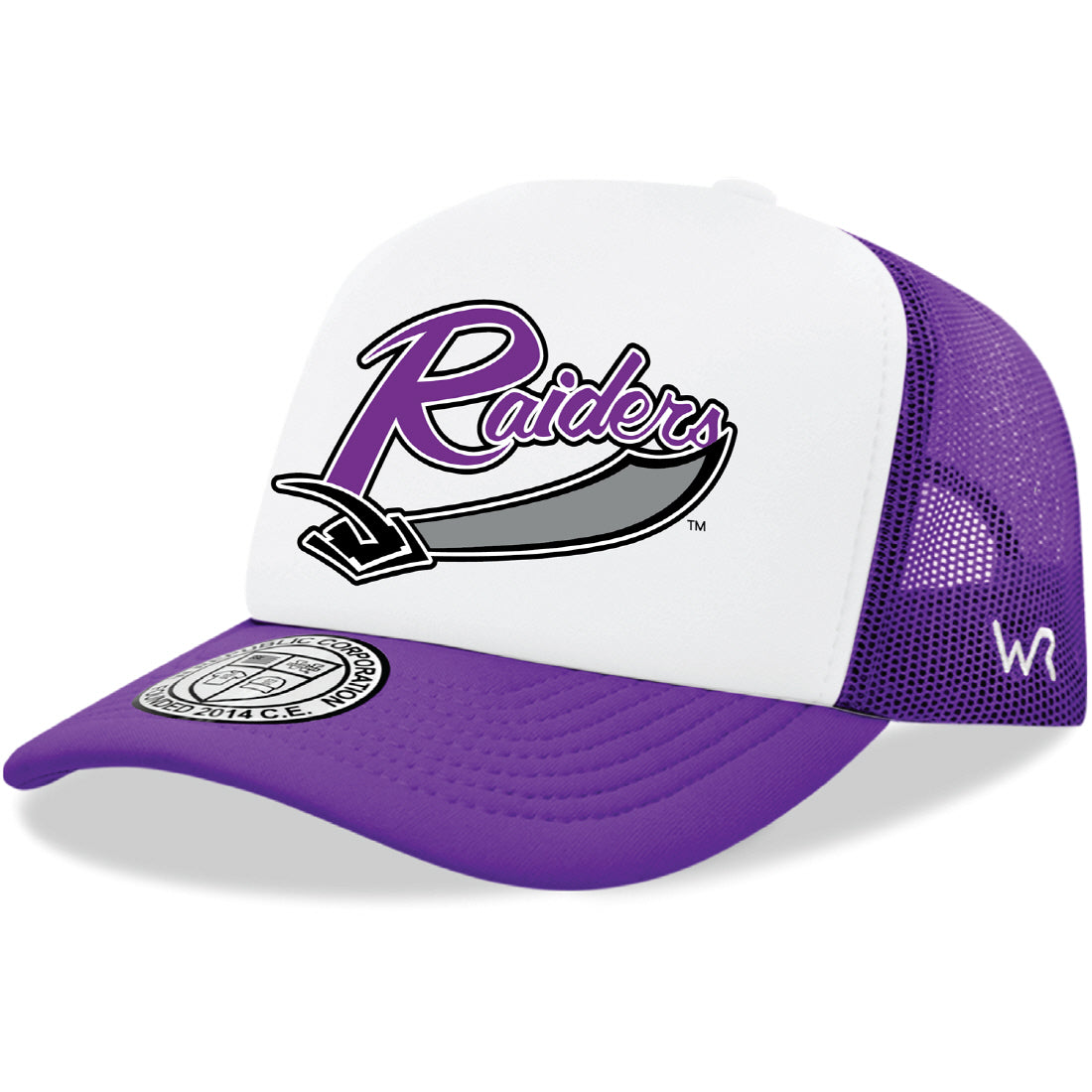 University of Mount Union Purple Raiders Jumbo College Cap Hat - Purple