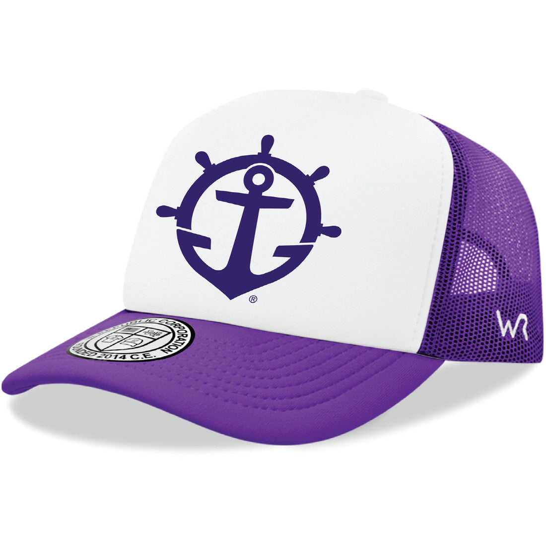 University of Portland Pilots Jumbo College Cap Hat - Purple