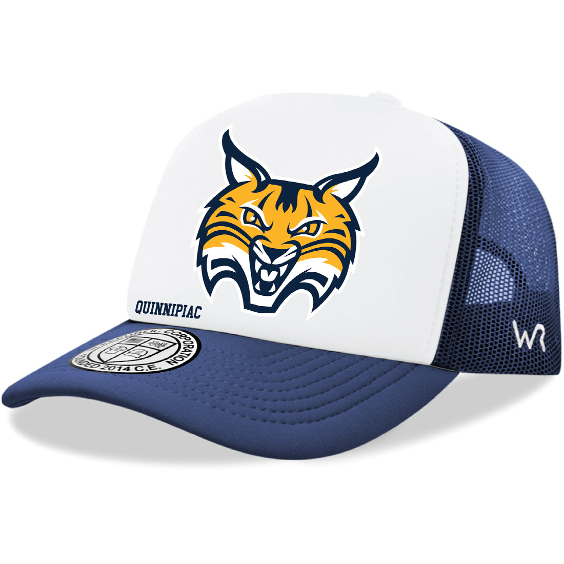 Quinnipiac University Bobcats Jumbo College Cap Hat - Navy