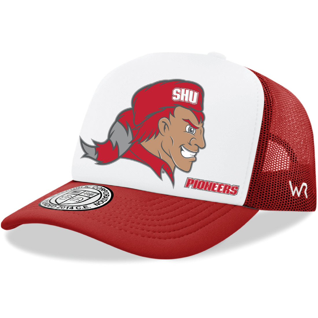 Sacred Heart University Pioneers Jumbo College Cap Hat - Red