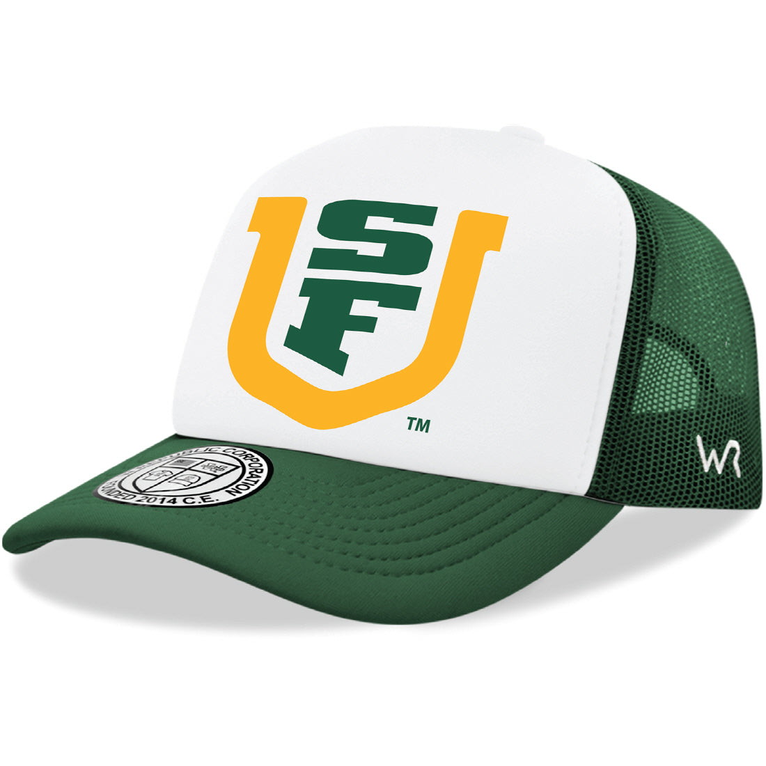 USFCA University of San Francisco Dons Jumbo College Cap Hat - Forest Green