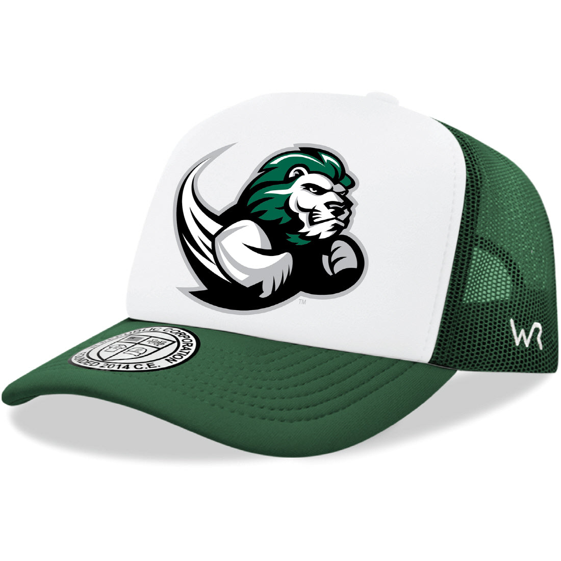 Slippery Rock University of Pennsylvania Jumbo College Cap Hat - Forest Green