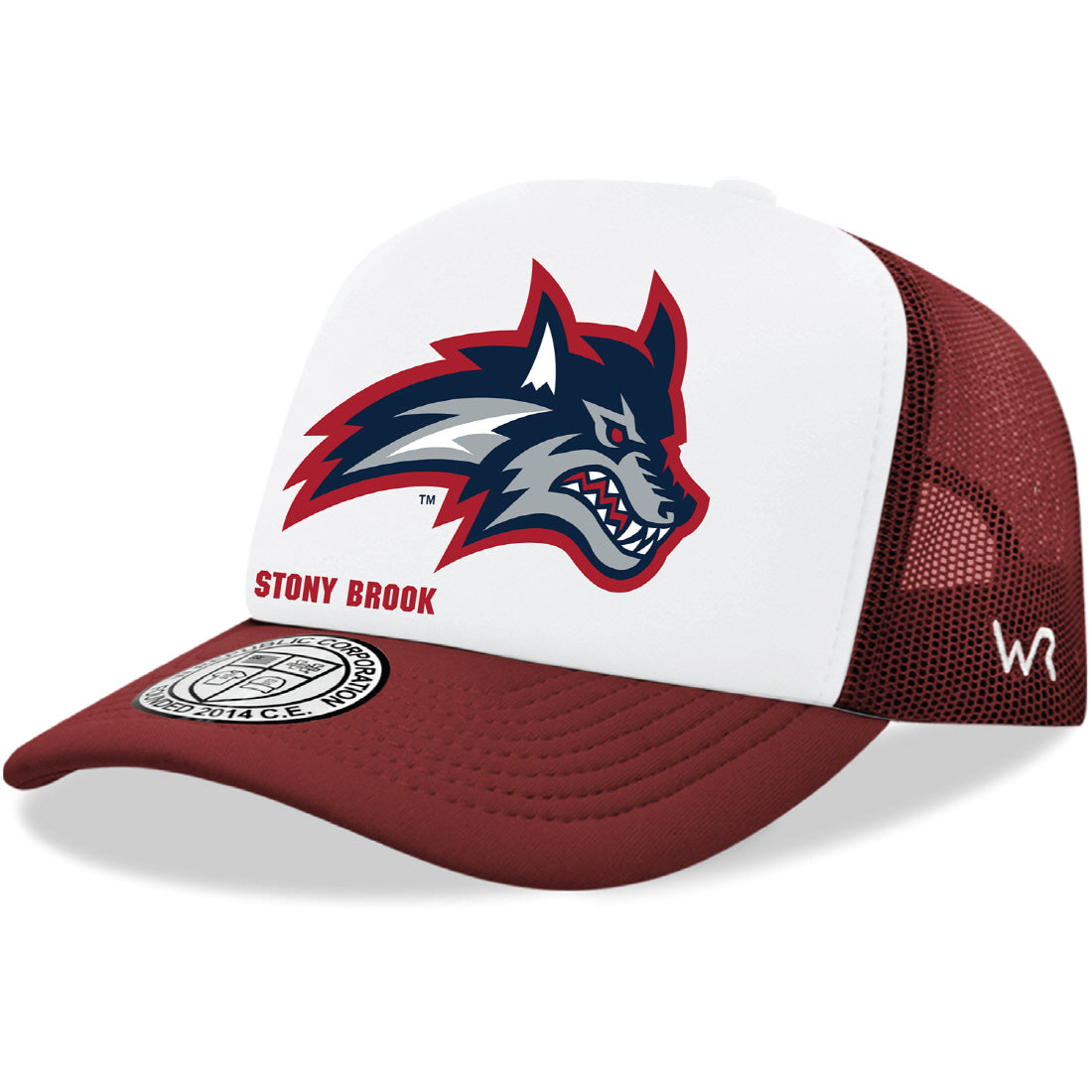 Stony Brook University Seawolves Jumbo College Cap Hat - Cardinal