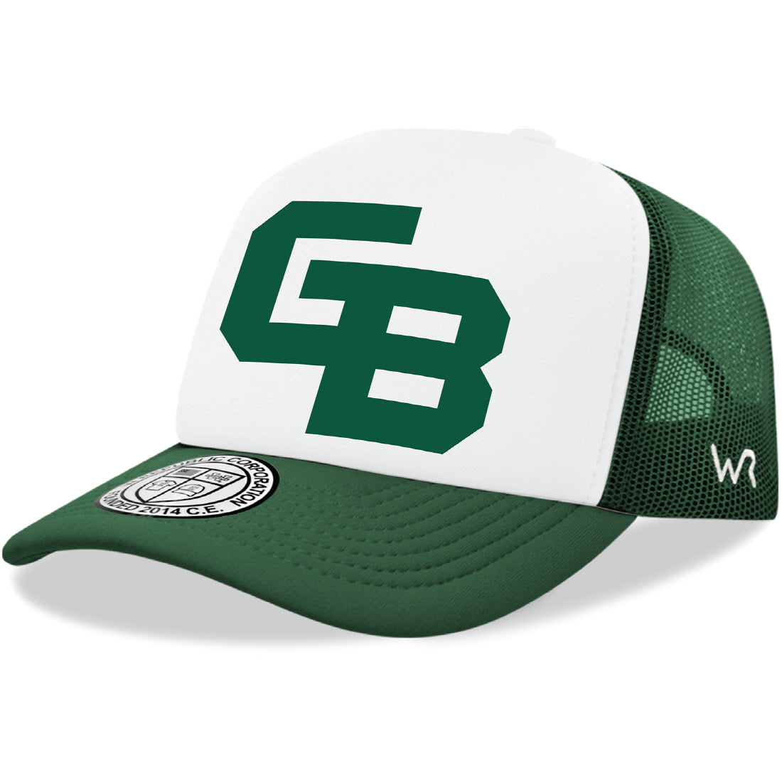 University of Wisconsin-Green Bay Phoenix Jumbo College Cap Hat - Forest Green