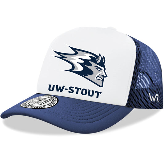 University of Wisconsin-Stout Blue Devils Jumbo College Cap Hat - Navy