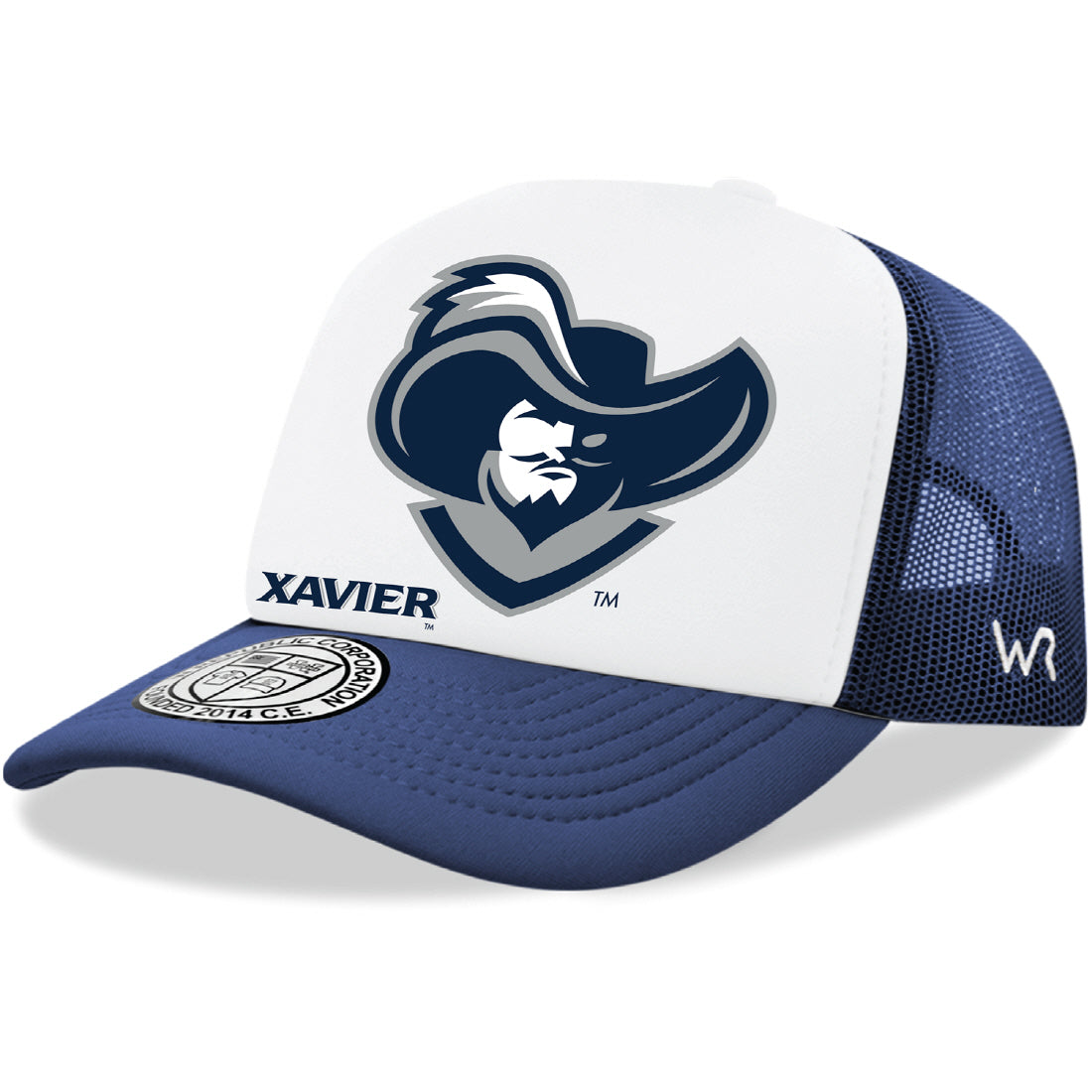 Xavier University Muskateers Jumbo College Cap Hat - Navy